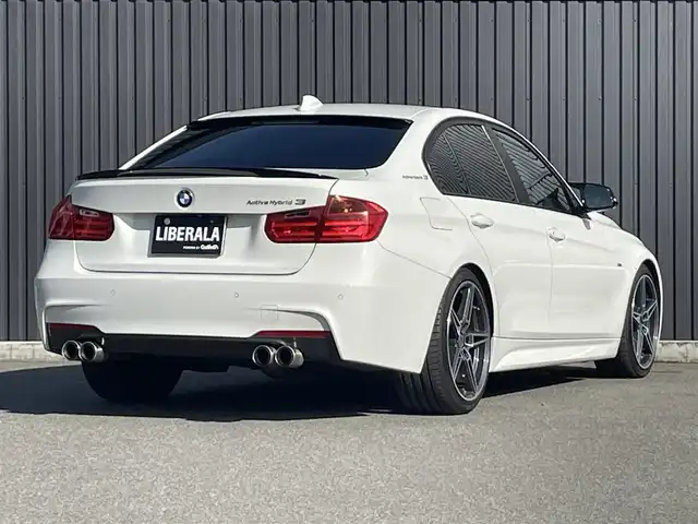 ＢＭＷ アクティブハイブリッド 3 Mスポーツ 福島県 2012(平24)年 8万km 白 クルーズコントロール/コンフォートアクセス/アンビエントライト/社外19AW(ACシュニッツァー)/純正ナビ(BT/USB/AUX/CD/DVD)/フルセグTV/バックカメラ/パワーシート(前席)/ETC/HIDオートライト/取扱説明書/保証書/スペアキー
