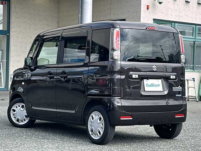 スズキ スペーシア HYBRID G 愛知県 2022(令4)年 1.5万km アーバンブラウンパールメタリック 登録時走行距離14799km/ワンオーナー/社外8インチメモリナビ/（Bluetooth/フルセグTV/CD/USB/AUX)/バックカメラ/社外ドラレコ前後/両側スライドドア/アイドリングストップ/ETC/純正フロアマット/HIDランプ/ドアバイザー/プッシュスタート/スマートキー/取説/保証書