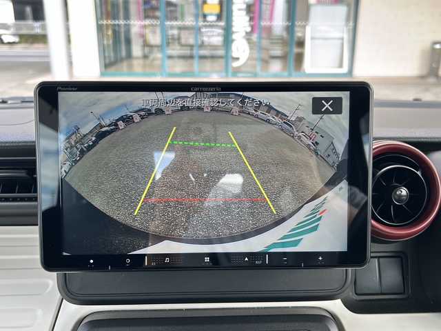 スズキ スペーシア HYBRID G 愛知県 2022(令4)年 1.5万km アーバンブラウンパールメタリック 登録時走行距離14799km/ワンオーナー/社外8インチメモリナビ/（Bluetooth/フルセグTV/CD/USB/AUX)/バックカメラ/社外ドラレコ前後/両側スライドドア/アイドリングストップ/ETC/純正フロアマット/HIDランプ/ドアバイザー/プッシュスタート/スマートキー/取説/保証書