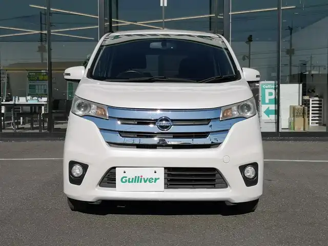 日産 デイズ ハイウェイスターG ターボ 茨城県 2014(平26)年 5.9万km ホワイトパール 純正ナビ/【CD・TV・SD・iPod・ラジオ・USB・ウォークマン・VTR・AUX】/全方位カメラ/ETC/オートライト/Fフォグ/キセノンライト/オートエアコン/横滑り防止装置/純正フロアマット/純正アルミホイール/電格ミラー/ウインカーミラー/ドアバイザー