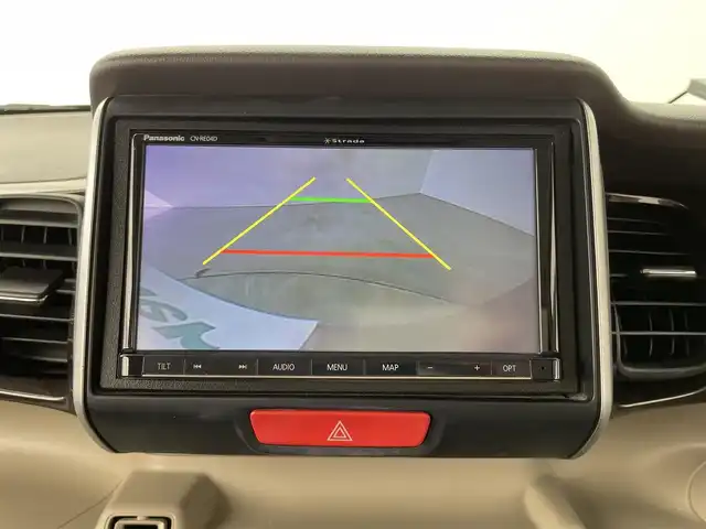 ホンダ Ｎ ＢＯＸ 2トーン SSパッケージ 大分県 2014(平26)年 8.3万km プレミアムブロンズパール 社外SDナビ（CNRE04D）/Bluetooth/CD/DVD/フルセグ/両側パワースライドドア/純正アルミホイル14インチ/純正フロアマット/バックカメラ/アイドリングストップ/プッシュスタート/スマートキー/スペアキー/ベンチシート/ETC/ステアリングスイッチ/取扱説明書