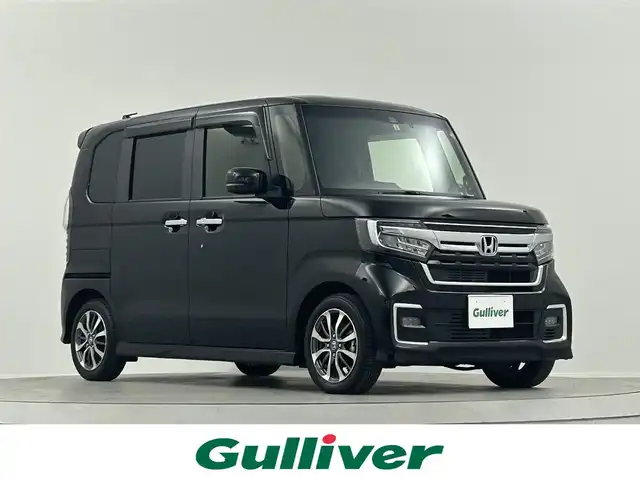 ホンダ Ｎ ＢＯＸ カスタム L 埼玉県 2022(令4)年 0.7万km クリスタルブラックパール 純正８型ナビ　両側パワースライドドア　ヒートシーター　バックカメラ 禁煙 衝突軽減システム 　レーダークルコン オートハイビーム　レーンアシスト　ドラレコ　ＬＥＤ　ＥＴＣ　メモリーナビ　コーナーセンサー プッシュスタート 純正１４ＡＷ 純正フロアマット