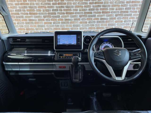 スズキ スペーシア カスタム HYBRID XS ターボ 道東・釧路十勝 2020(令2)年 1.5万km ピュアホワイトP ４WD/マイルドハイブリッド/ターボ/両側パワースライドドア/デュアルセンサーブレーキサポート/車線逸脱警報/誤発進抑制機能/リヤパーキングセンサー/ハイビームアシスト/前席シートヒーター/社外ナビ/（CD/DVD/SD/ワンセグ）/オートエアコン/オートライト/LEDヘッドライト