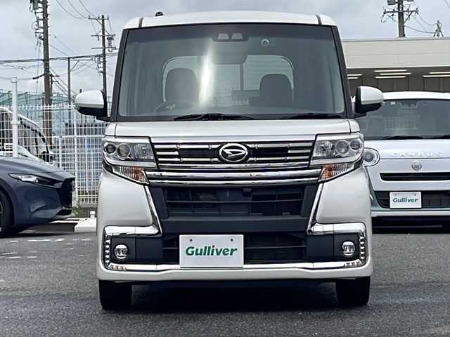 ダイハツ タント カスタム RS トップED SA Ⅲ 愛知県 2018(平30)年 6.4万km パールホワイトⅢ /禁煙車//社外メモリーナビ(パナソニック　CN-RE05D)//フルセグ/SD/BT/CD/DVD//バックカメラ//ETC//両側パワースライドドア//ドライブレコーダー(ユピテル　DRY-FH52WG)//スマートアシストIII//ターボ車//スペアスマートキー//フロアマット//ドアバイザー//ハーフレザーシート//純正15インチアルミ//2列目サンシェード//シートヒーター//LEDヘッドランプ//オートLEDヘッドライト//オートマチックハイビーム//アイドリングストップ//横滑り防止装置//盗難防止システム//本革巻きステアリング//ステアリングスイッチ//電動格納ミラー//シートリフター//フォグランプ//取扱説明書