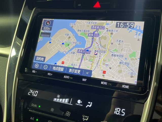 トヨタ ハリアー プレミアム 福岡県 2018(平30)年 8万km ブラック 純正9インチメモリナビ/フルセグテレビ/バックカメラ/レーダークルーズコントロール/プッシュスタート/パワーバックドア/ETC/コーナーセンサー/パワーシート/ハーフレザーシート