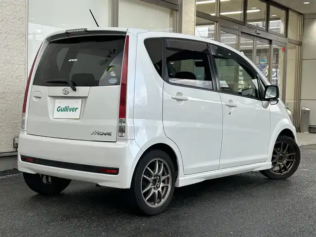 ダイハツ ムーヴ カスタム RS 大阪府 2007(平19)年 13.1万km パールホワイトⅢ FM/AM/CD/横滑り防止装置/ABS/盗難防止装置/AW/純正フロアマット/ベンチシート/AAC/リモコンキー