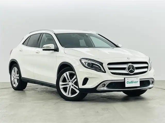 メルセデス・ベンツ ＧＬＡ２５０ 4マチック 福島県 2014(平26)年 8.3万km 白 衝突防止アシスト/アテンションアシスト/レーダークルーズコントロール/ブラインドスポットアシスト/レーンキープアシスト/純正HDDナビゲーション/【フルセグTV/Bluetooth/USB】/・バックカメラ/・ETC/・ドライブレコーダー/クリアランスソナー/ダウンヒルアシスト/ルーフレール/パワーバックドア/革巻きステアリング/・ステアリングリモコン/・パドルシフト/ハーフレザーシート/・前席シートヒーター/・運転席パワーシート/・運転席メモリーシート/HIDヘッドライト/・オートライト/・フロントフォグライト/純正フロアマット/プッシュスタート/・スマートキー/・スペアキー