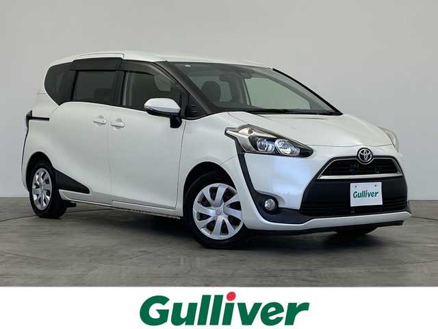 トヨタ シエンタ G 群馬県 2017(平29)年 6.6万km ホワイトパールクリスタルシャイン 純正７インチナビ　トヨタセーフティセンス　両側パワースライドドア　ビルトインＥＴＣ２．０　バックカメラ　プッシュスタート　純正フロアマット　オートエアコン　スペアキー　禁煙車　Ｂｌｕｅｔｏｏｔｈ接続