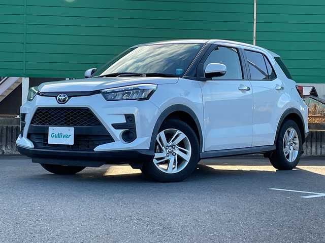 トヨタ ライズ G 茨城県 2019(令1)年 5万km シャイニングホワイトパール 社外ナビ/Bluetooth搭載/フルセグTV/全方位カメラ　/バックカメラ/純正16インチアルミホイール　/純正フロアマット/LEDヘッドライト/オートライト/AAC/ビルトインETC2.0/スマートキー/横滑り防止装置/衝突被害軽減システム/wエアバック/禁煙車