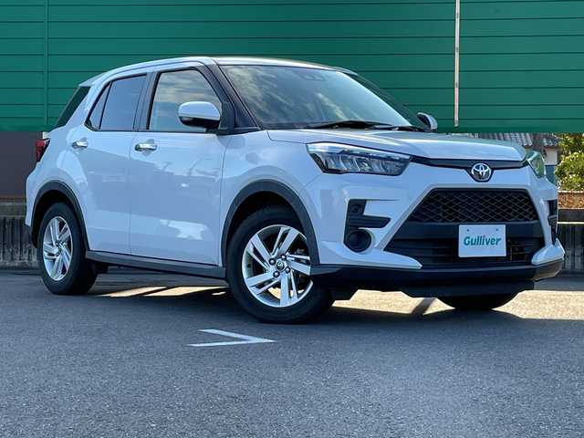 トヨタ ライズ G 茨城県 2019(令1)年 5万km シャイニングホワイトパール 社外ナビ/Bluetooth搭載/フルセグTV/全方位カメラ　/バックカメラ/純正16インチアルミホイール　/純正フロアマット/LEDヘッドライト/オートライト/AAC/ビルトインETC2.0/スマートキー/横滑り防止装置/衝突被害軽減システム/wエアバック/禁煙車