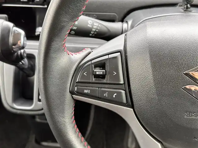 スズキ ワゴンＲ スティングレー HYBRID X 宮城県 2018(平30)年 5.3万km ピュアホワイトP 社外7インチナビ/(フルセグTV/CD/DVD/SD/BT/USB)/衝突軽減防止システム/車線逸脱警報/ヘッドアップディスプレイ/シートヒーター(D席)/オートエアコン/革巻きステアリング/ステアリングスイッチ/アイドリングストップ/オートライト/ふらつき防止/プッシュスタート＆スマートキー/ウインカー付き電動格納ミラー/盗難防止装置/ドアバイザー/LEDヘッドライト/フォグランプ/純正フロアマット/社外16インチAW