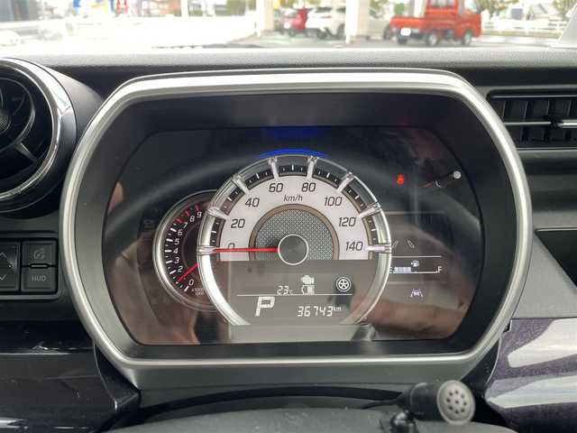 スズキ スペーシア カスタム HYBRID XS 三重県 2022(令4)年 3.7万km ブルーイッシュブラックパール3 登録時36743km/ワンオーナー/禁煙車/ハーフレザーシート/両側パワースライドドア/純正ナビ/（AM/FM/TV/Bluetooth）/フルセグTV/アラウンドビューモニター/レーダークルーズコントロール/ドライブレコーダー/ステアリングスイッチ/オートライト/シートヒーター/衝突軽減システム/レーンキープアシスト/コーナーセンサー/HUD/プッシュスタート/スペアキー/純正フロアマット/純正アルミ