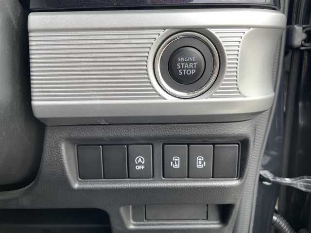 スズキ スペーシア カスタム HYBRID XS 三重県 2022(令4)年 3.7万km ブルーイッシュブラックパール3 登録時36743km/ワンオーナー/禁煙車/ハーフレザーシート/両側パワースライドドア/純正ナビ/（AM/FM/TV/Bluetooth）/フルセグTV/アラウンドビューモニター/レーダークルーズコントロール/ドライブレコーダー/ステアリングスイッチ/オートライト/シートヒーター/衝突軽減システム/レーンキープアシスト/コーナーセンサー/HUD/プッシュスタート/スペアキー/純正フロアマット/純正アルミ