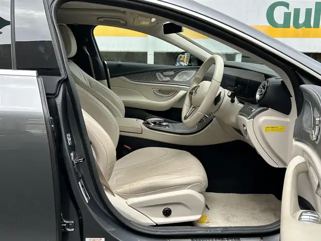 メルセデス・ベンツ ＣＬＳ２２０ｄ スポーツ エクスクルーシブPKG 静岡県 2018(平30)年 1.6万km セレナイトグレー ワンオーナー/サンルーフ/純正ナビ/フルセグTV/BT/USB/SD/全方位カメラ/ブルメスターサウンド/パフュームアトマイザー/ベージュ革シート/全席シートヒーター/前席エアシート/前席メモリー付パワーシート/パワートランク/ビルトインETC/衝突軽減ブレーキ/レーンキープアシスト/レーダークルーズコントロール/クリアランスソナー/ヘッドアップディスプレイ/ブラインドスポットモニター/パドルシフト/スマートキー×2/保証書/取扱説明書/R3/R5/R7点検記録簿有