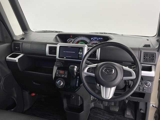 ダイハツ ウェイク G ターボ　レジャーエディション SA Ⅲ 長野県 2018(平30)年 4.7万km パールホワイトⅢ /オフビートカーキM ワンオーナー/ターボ/社外SDナビ　AVIC-RW801/(フルセグ/Bluetooth/CD/DVD）/バックカメラ/両側電動スライドドア/衝突軽減ブレーキ/車線逸脱防止機能/前後コーナーセンサー/革調シートカバー/2列目サンシェード/ドアバイザー/アイドリングストップ/ベンチシート/LEDヘッドライト/取扱説明書/保証書