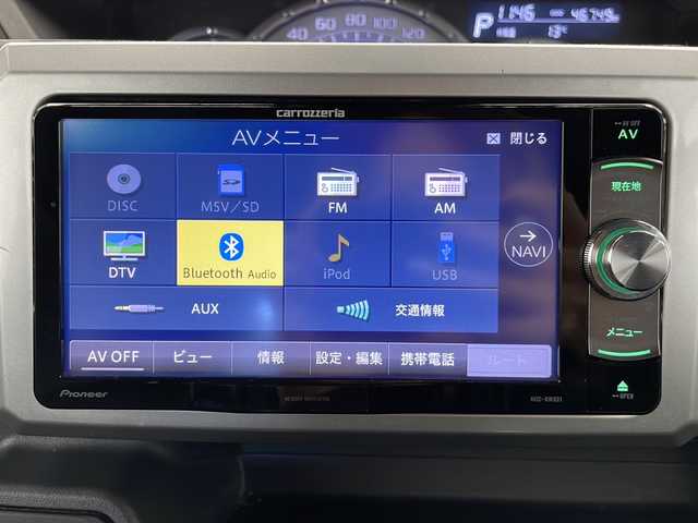 ダイハツ ウェイク G ターボ　レジャーエディション SA Ⅲ 長野県 2018(平30)年 4.7万km パールホワイトⅢ /オフビートカーキM ワンオーナー/ターボ/社外SDナビ　AVIC-RW801/(フルセグ/Bluetooth/CD/DVD）/バックカメラ/両側電動スライドドア/衝突軽減ブレーキ/車線逸脱防止機能/前後コーナーセンサー/革調シートカバー/2列目サンシェード/ドアバイザー/アイドリングストップ/ベンチシート/LEDヘッドライト/取扱説明書/保証書