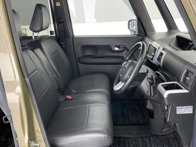 ダイハツ ウェイク G ターボ　レジャーエディション SA Ⅲ 長野県 2018(平30)年 4.7万km パールホワイトⅢ /オフビートカーキM ワンオーナー/ターボ/社外SDナビ　AVIC-RW801/(フルセグ/Bluetooth/CD/DVD）/バックカメラ/両側電動スライドドア/衝突軽減ブレーキ/車線逸脱防止機能/前後コーナーセンサー/革調シートカバー/2列目サンシェード/ドアバイザー/アイドリングストップ/ベンチシート/LEDヘッドライト/取扱説明書/保証書