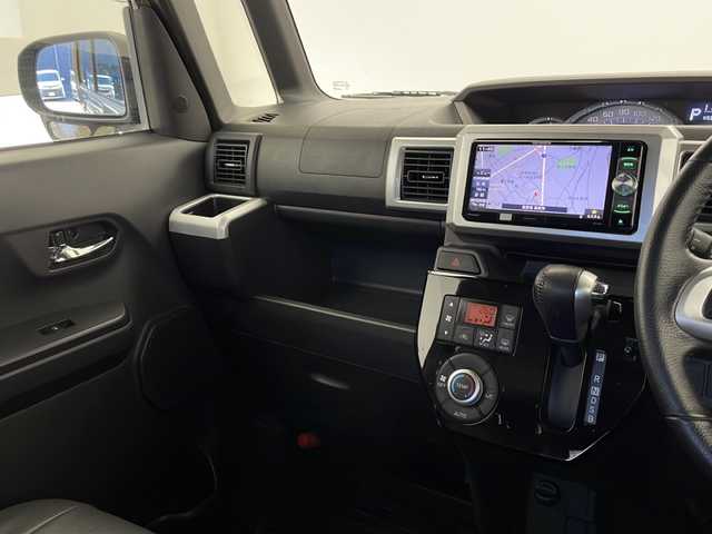 ダイハツ ウェイク G ターボ　レジャーエディション SA Ⅲ 長野県 2018(平30)年 4.7万km パールホワイトⅢ /オフビートカーキM ワンオーナー/ターボ/社外SDナビ　AVIC-RW801/(フルセグ/Bluetooth/CD/DVD）/バックカメラ/両側電動スライドドア/衝突軽減ブレーキ/車線逸脱防止機能/前後コーナーセンサー/革調シートカバー/2列目サンシェード/ドアバイザー/アイドリングストップ/ベンチシート/LEDヘッドライト/取扱説明書/保証書