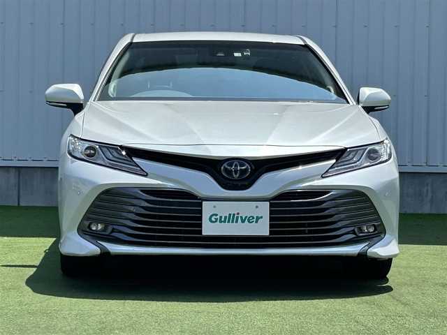 トヨタ カムリ G 香川県 2020(令2)年 10.7万km プラチナホワイトパールマイカ 登録時走行距離：106788km/純正ナビゲーション/→フルセグTV/バックカメラ/JBLプレミアムサウンド/トヨタセーフティセンス/クリアランスソナー/LEDオートライト/17インチ純正アルミホイール/ビルトインETC/ドライブレコーダー/パワーシート/電動格納ミラー/プッシュスタート/スマートキー