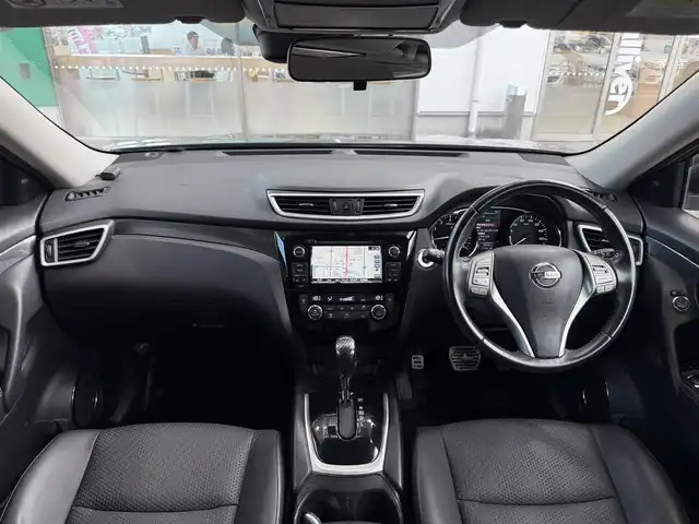 日産 エクストレイル 20X エマージェンシーブレーキ 愛知県 2014(平26)年 7.8万km ダークメタルグレー /禁煙車//NissanConnectナビ//フルセグ/Bluetooth/CD/DVD/MSV/USB/AUX//アラウンドビューモニター//ビルトインETC//純正ドライブレコーダー//カプロンシート//シートヒーター//インテリジェントパーキングアシスト//エマージェンシーブレーキ//車線逸脱警報(LDW)//後側方車両検知警報(BSW)//ふらつき警報//進入禁止標識検知//フロント・リアソナー//コーナリングスタビリティアシスト//アクティブエンジンブレーキ//VDC//純正17インチアルミホイール//LEDオートヘッドライト//バイカラーフォグランプ//ウェルカムライト//クルーズコントロール//アイドリングストップ//プッシュスタート//スペアスマートキー//革巻きステアリング//ステアリングリモコン//チルト＆テレスコピックステアリング//オートリトラクタブルウィンカーミラー//純正フロアマット//純正ドアバイザー//コンフォートフラッシャー//リバース連動ワイパー//シートリフター//保証書//取扱説明書//ナビ取扱説明書//点検整備記録簿H26.27.29.30.R1.3.5