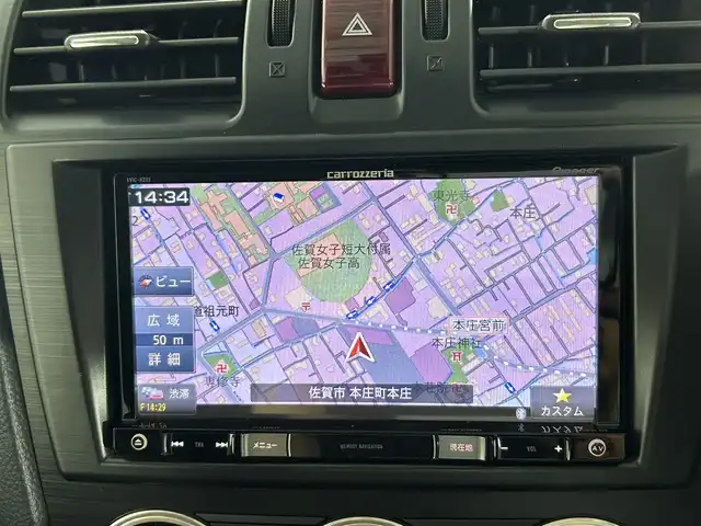 スバル インプレッサ ＸＶ 2．0i－L アイサイト 佐賀県 2014(平26)年 8.8万km デザートカーキ 社外7インチナビ/ワンセグTV/Bluetooth/CD/DVD/バックカメラ/運転席・助手席パワーシート/ETC/純正17インチアルミホイール/アダクティブクルーズコントロール/アイサイト/衝突被害軽減システム/キセノンヘッドライト/スマートキー/プッシュスタートボタン