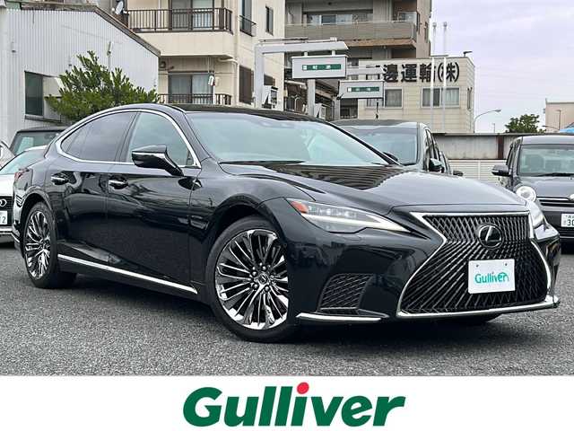 レクサス ＬＳ 500h Iパッケージ 東京都 2023(令5)年 3.5万km グラファイトブラックガラスフレーク ワンオーナー/レクサス純正ナビ/フルセグ/全方位カメラ/レザーシート/シートヒーター/シートベンチレーター/ステアリングヒーター/アダプティブクルーズコントロール/レーンキープアシスト/オートマチックハイビーム/ヘッドアップディスプレイ/パワーバックドア/デジタルインナーミラー/ドライブレコーダー