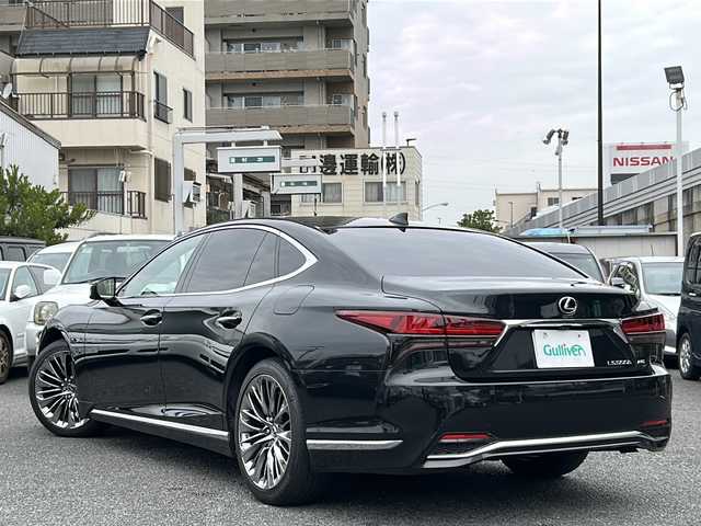 レクサス ＬＳ 500h Iパッケージ 東京都 2023(令5)年 3.5万km グラファイトブラックガラスフレーク ワンオーナー/レクサス純正ナビ/フルセグ/全方位カメラ/レザーシート/シートヒーター/シートベンチレーター/ステアリングヒーター/アダプティブクルーズコントロール/レーンキープアシスト/オートマチックハイビーム/ヘッドアップディスプレイ/パワーバックドア/デジタルインナーミラー/ドライブレコーダー
