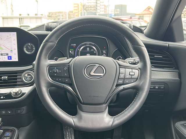 レクサス ＬＳ 500h Iパッケージ 東京都 2023(令5)年 3.5万km グラファイトブラックガラスフレーク ワンオーナー/レクサス純正ナビ/フルセグ/全方位カメラ/レザーシート/シートヒーター/シートベンチレーター/ステアリングヒーター/アダプティブクルーズコントロール/レーンキープアシスト/オートマチックハイビーム/ヘッドアップディスプレイ/パワーバックドア/デジタルインナーミラー/ドライブレコーダー