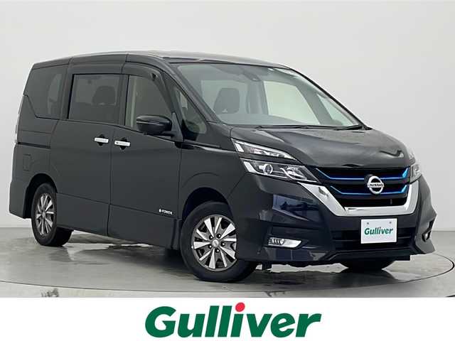 日産 セレナ e－パワー ハイウェイスター V 宮城県 2019(令1)年 6万km ダイヤモンドブラック 純正９型ナビ　/フリップダウンモニター　/アラウンドビューモニター　/両側オートスライドドア/ハンズフリーオートスライドドア　/シートヒーター　/ステアリングヒーター/エマージェンシーブレーキ　/車線逸脱警報　/クルーズコントロール　/ＬＥＤヘッドライト/フォグランプ/フルセグTV/Bluetoothオーディオ　/前後ドライブレコーダー/禁煙車