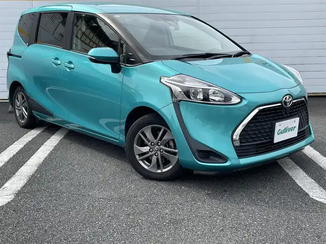 トヨタ シエンタ G 埼玉県 2019(平31)年 12.2万km ラディアントグリーンM 両側パワースライド/純正ナビ/Bluetooth/アラウンドビューカメラ/スマートキー/7人乗り/ドラレコ前後/シートヒーター/ステアリングヒーター/オートハイビーム/レーンキープアシスト/プリクラッシュセーフティー