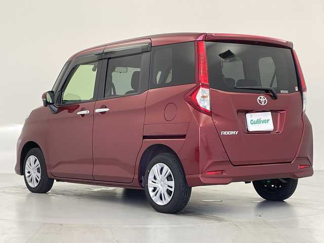 トヨタ ルーミー G 愛知県 2024(令6)年 0.3万km ファイアークォーツレッドM 登録時2250キロ/ワンオーナー/禁煙車/純正メモリナビ・フルセグTV/CD・DVD・Bluetooth再生/全方位カメラ/LEDヘッドライト/クリアランスソナー/両側パワースライドドア/スマートキー/エンジンプッシュスタート/プリクラッシュセーフティ/ドライブレコーダー