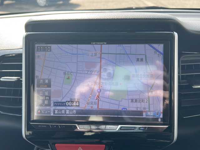 ホンダ Ｎ ＢＯＸ カスタム G ターボ Lパッケージ 富山県 2015(平27)年 14.2万km プレミアムホワイトパールⅡ ワンオーナー/両側パースライドドア/スマートキー×２/社外メモリーナビ(AIC-ZH0999L)/DVD/MSV/BT/デジタルTV/ETC/純正フルエアロ/皮巻きステアリング/ステアリングスイッチ/オートリトラミラー/パドルシフト/横滑り防止装置/電格ウィンカーミラー/クルーズコントロール/プッシュスタート/HIDヘッドライト/フォグ/リアロールシェイド/電格ウィーンカーミラ―/保証書・取説