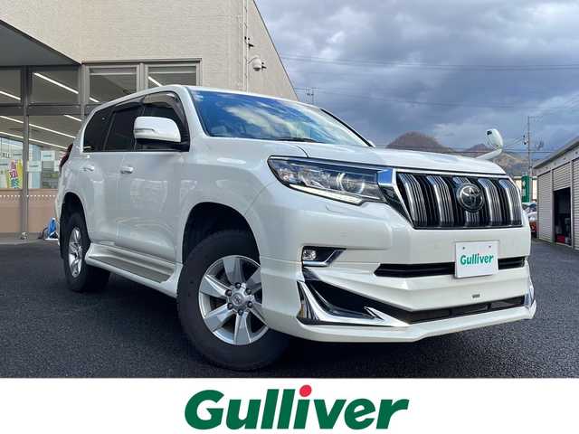 トヨタ ランドクルーザー プラド TX 山形県 2020(令2)年 11.7万km ホワイトパールクリスタルシャイン モデリスタエアロ/社外ナビCD DVD フルセグ BT/バックカメラ/レーダークルーズコントロール/プリクラッシュセーフティ/フロントワイパーディアイサー/LEDヘッドライト/オートライト/クリアランスソナー/ETC