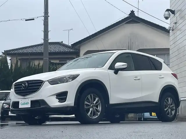 マツダ ＣＸ－５ XD Lパッケージ 山形県 2016(平28)年 7.7万km クリスタルホワイトパールマイカ 純正SDナビ/・TV/AM/FM/DVD/Bluetooth/レーダークルーズコントロール/アイドリングストップ/ブラインドスポットモニター/衝突被害軽減ブレーキ/車線逸脱警報/横滑り防止装置/盗難防止装置/LEDヘッドライト/オートライト/フロントフォグランプ/レザーシート/パワーシート/シートヒーター/バックカメラ/ドライブレコーダー/MTモード付AT/フロアマット/ETC