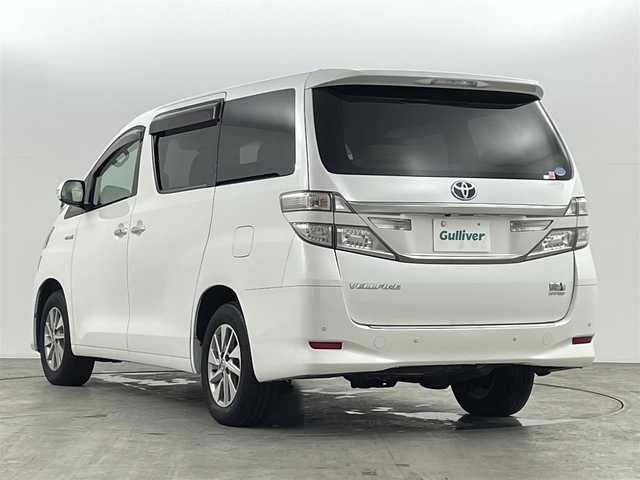 トヨタ ヴェルファイア ハイブリット V 福島県 2012(平24)年 14.4万km ホワイトパールクリスタルシャイン 純正HDDナビゲーション/バックカメラ/ETC/プッシュスタート/・スマートキー/ステアリングスイッチ/クルーズコントロ＾ル/コーナーセンサー/LEDライト/・オートライト/ウィンカーミラー/レザーシート/保証書/・取扱説明書/
