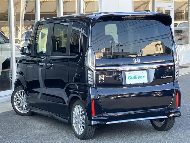 ホンダ Ｎ ＢＯＸ カスタム EX ターボ 山口県 2022(令4)年 3.5万km ミッドナイトブルービームM 純正メモリーナビ＆/フルセグTV&バックカメラ/両側パワースライド/純正フロアマット/純正LEDヘッドライト/純正フォグランプ/純正15インチアルミ/パドルシフト/オートライト/レーダークルーズコントロール/レーンキープアシスト/パーキングセンサー/ETC