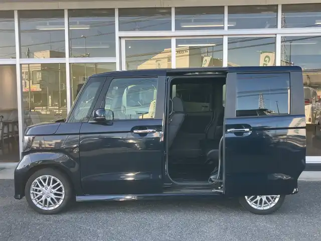 ホンダ Ｎ ＢＯＸ カスタム EX ターボ 山口県 2022(令4)年 3.5万km ミッドナイトブルービームM 純正メモリーナビ＆/フルセグTV&バックカメラ/両側パワースライド/純正フロアマット/純正LEDヘッドライト/純正フォグランプ/純正15インチアルミ/パドルシフト/オートライト/レーダークルーズコントロール/レーンキープアシスト/パーキングセンサー/ETC