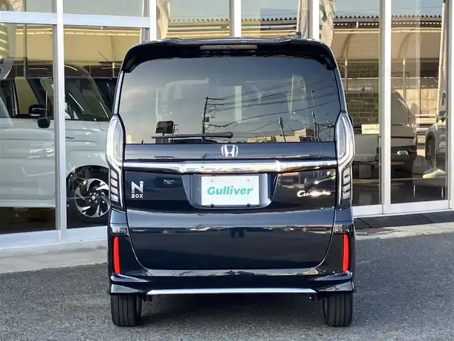 ホンダ Ｎ ＢＯＸ カスタム EX ターボ 山口県 2022(令4)年 3.5万km ミッドナイトブルービームM 純正メモリーナビ＆/フルセグTV&バックカメラ/両側パワースライド/純正フロアマット/純正LEDヘッドライト/純正フォグランプ/純正15インチアルミ/パドルシフト/オートライト/レーダークルーズコントロール/レーンキープアシスト/パーキングセンサー/ETC