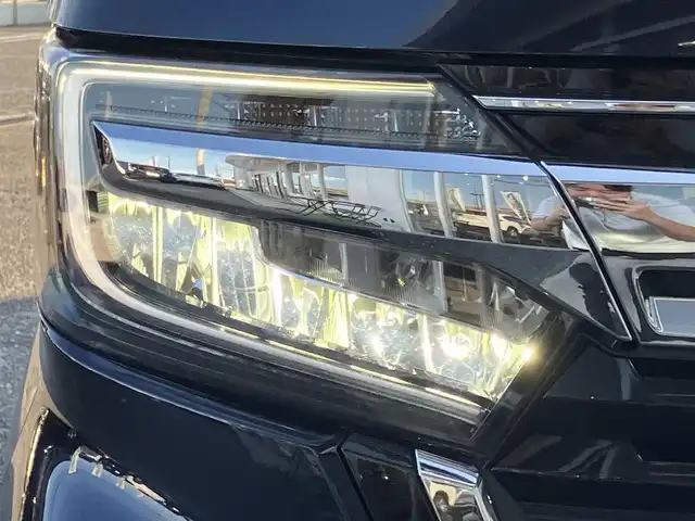 ホンダ Ｎ ＢＯＸ カスタム EX ターボ 山口県 2022(令4)年 3.5万km ミッドナイトブルービームM 純正メモリーナビ＆/フルセグTV&バックカメラ/両側パワースライド/純正フロアマット/純正LEDヘッドライト/純正フォグランプ/純正15インチアルミ/パドルシフト/オートライト/レーダークルーズコントロール/レーンキープアシスト/パーキングセンサー/ETC