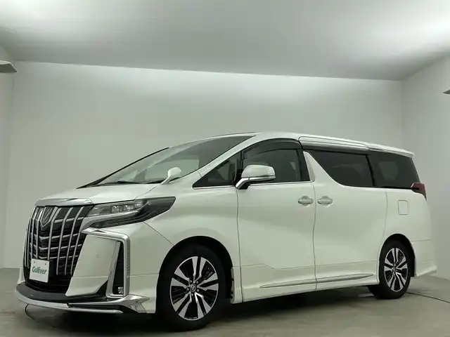 トヨタ アルファード S Cパッケージ 岡山県 2021(令3)年 4.5万km ホワイトパールクリスタルシャイン 純正９インチナビ　モデリスタエアロ　１２．１インチフリップダウンモニター　衝突軽減ブレーキ　両側電動スライドドア　レーダークルーズコントロール　ビルドインＥＴＣ２．０　三眼ＬＥＤライト　シートヒーター