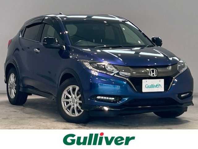ホンダ ヴェゼル 宮城県 2017(平29)年 11万km モルフォブルーP Honda SENSING/・衝突軽減ブレーキ/・歩行者事故低減ステアリング/・アダプティブ・クルーズ・コントロール/・車線維持支援システム/・路外逸脱抑制機能/・誤発進抑制機能/・先行者発進お知らせ機能/・標識認識機能/SD純正ナビ/バックカメラ/Bluetooth、CD/TV/USB入力端子/プッシュスタート/LEDヘッドライト/フォグランプ/オートライト/シートヒーター/純正フロアアット/純正ビルトインETC