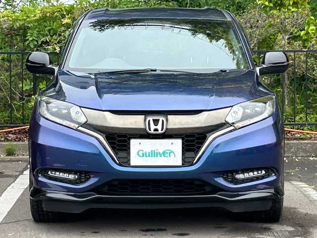 ホンダ ヴェゼル 宮城県 2017(平29)年 11万km モルフォブルーP Honda SENSING/・衝突軽減ブレーキ/・歩行者事故低減ステアリング/・アダプティブ・クルーズ・コントロール/・車線維持支援システム/・路外逸脱抑制機能/・誤発進抑制機能/・先行者発進お知らせ機能/・標識認識機能/SD純正ナビ/バックカメラ/Bluetooth、CD/TV/USB入力端子/プッシュスタート/LEDヘッドライト/フォグランプ/オートライト/シートヒーター/純正フロアアット/純正ビルトインETC