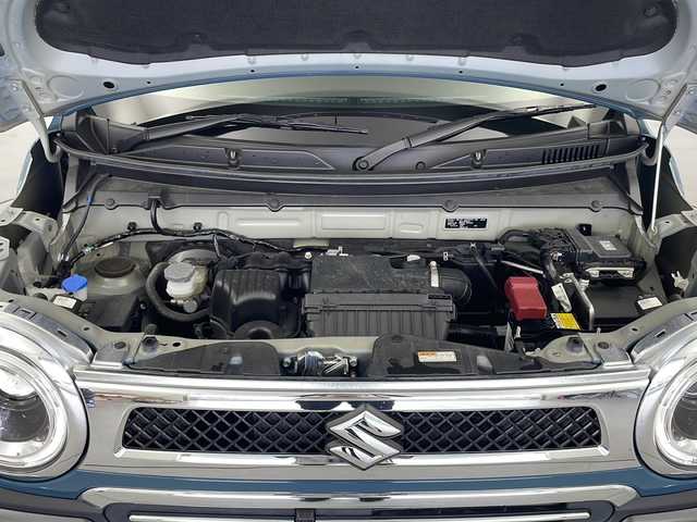 スズキ ハスラー Jスタイル Ⅱ 岐阜県 2022(令4)年 3.5万km デニムブルー ガンメタリック 2トーン 純正8型ディスプレイオーディオ/AM FM/CD DVD /フルセグテレビ/Bluetooth /USB/iPod/smartphone Link/バックカメラ/全周囲カメラ/革巻きステアリング/ステアリングリモコン/レーダークルーズコントロール/オートライト/LEDヘッドライト/シートヒーター(D/N席)/スズキセーフティサポート/デュアルカメラブレーキサポート/車線逸脱警報機能/ふらつき警報機能/先行車発信お知らせ機能/誤発信抑制機能/シートカバー/冬タイヤ付き純正ホイール車載/社外AW(メーカー:WORK)/HONEST給油口カバー/純正給油口カバー車載/リフトアップ/純正スプリング車載