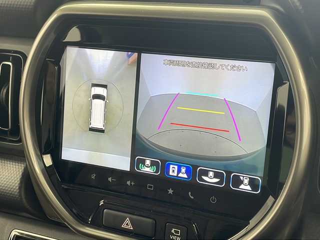 スズキ ハスラー Jスタイル Ⅱ 岐阜県 2022(令4)年 3.5万km デニムブルー ガンメタリック 2トーン 純正8型ディスプレイオーディオ/AM FM/CD DVD /フルセグテレビ/Bluetooth /USB/iPod/smartphone Link/バックカメラ/全周囲カメラ/革巻きステアリング/ステアリングリモコン/レーダークルーズコントロール/オートライト/LEDヘッドライト/シートヒーター(D/N席)/スズキセーフティサポート/デュアルカメラブレーキサポート/車線逸脱警報機能/ふらつき警報機能/先行車発信お知らせ機能/誤発信抑制機能/シートカバー/冬タイヤ付き純正ホイール車載/社外AW(メーカー:WORK)/HONEST給油口カバー/純正給油口カバー車載/リフトアップ/純正スプリング車載