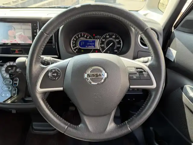 日産 デイズ ルークス ハイウェイスター Gターボ 兵庫県 2019(令1)年 5.5万km ブラック 社外ナビ(CN-RE07WD)/(CD/DVD/BT)/フルセグTV/全周囲カメラ/ETC/両側パワースライドドア/ドライブレコーダー/衝突軽減ブレーキ/LEDヘッドライト/オートライト/オートハイビーム/フォグランプ/ステアリングリモコン/電動格納ミラー/ドアバイザー/スマートキー/純正フロアマット/純正アルミ15インチ