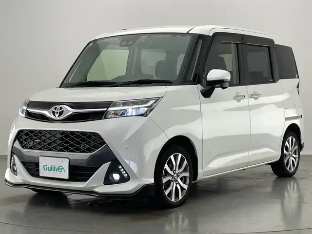 トヨタ タンク カスタムG－T 愛知県 2019(平31)年 6万km パールホワイトⅢ 純正９型ナビ　両側パワスラ　禁煙　バックカメラ　前後ドラレコ　ＥＴＣ　Ｂｌｕｅｔｏｏｔｈ　フルセグＴＶ　シートヒーター　衝突軽減　オートハイビーム　クルコン　アイドリングストップ　ターボ搭載車　ＤＶＤ プッシュスタート　スマートキー　ワンオーナー　ミュージックサーバー