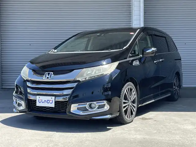 ホンダ オデッセイ アブソルート 茨城県 2013(平25)年 11.8万km クリスタルブラックパール (株)IDOMが運営する【じしゃロン水戸店】の自社ローン専用車両になりますこちらは現金またはオートローンご利用時の価格です。自社ローンご希望の方は別途その旨お申付け下さい/純正ナビ/ETC/Bluetooth接続/バックカメラ/パドルシフト/両側スライドドア/片側パワースライドドア