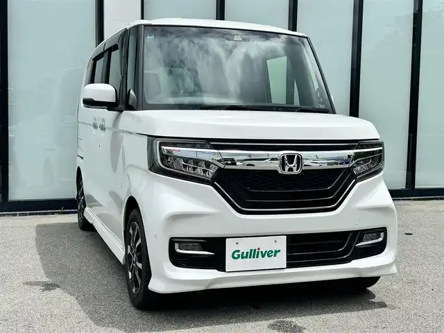 ホンダ Ｎ ＢＯＸ カスタム G L ホンダセンシング 大阪府 2020(令2)年 2.4万km プラチナホワイトパール 純正ナビ/  フルセグTV/CD/DVD/Bluetooth/USB/バックモニター/衝突軽減ブレーキ/横滑り防止装置/コーナーセンサー/両側パワースライドドア/レーダークルーズコントロール/レーンキープアシスト/ドライブレコーダー/純正14インチアルミホイール/純正フロアマット/プッシュスタート/スマートキー/ＥＴＣ/ＬＥＤ/禁煙車