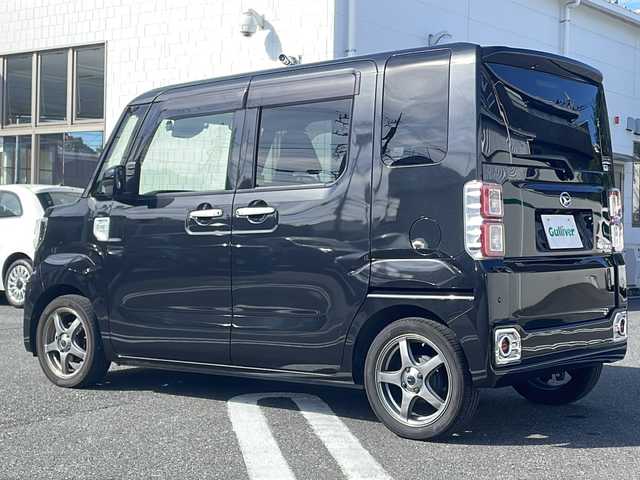 ダイハツ ウェイク G ターボVS SA Ⅲ 東京都 2022(令4)年 3.3万km ブラックマイカメタリック ４WD/メモリナビ/フルセグテレビ/全方位カメラ/両側パワースライドドア/プッシュスタート/ETC/ドライブレコーダー/保証書/取説書/スペアスマートキー