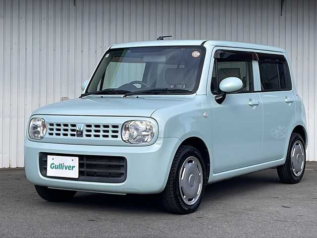 スズキ ラパン G 長野県 2010(平22)年 5.2万km アロマティックアクアメタリック 純正メモリナビ/ETC/プッシュスタート/シートカバー/純正フロアマット/取説/スペアキー